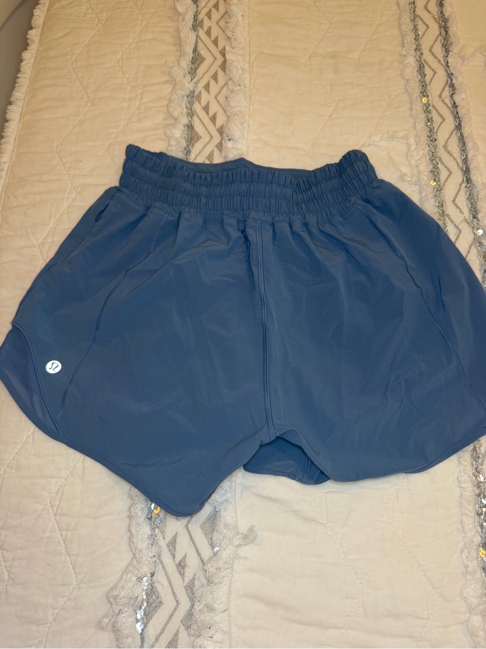 lululemon athletica slate blue athletic shorts